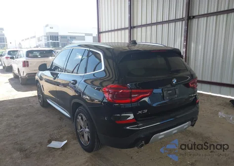 2021 BMW X3 xDrive30I из США, поврежденный, VIN 5UXTY5C09M9E65510